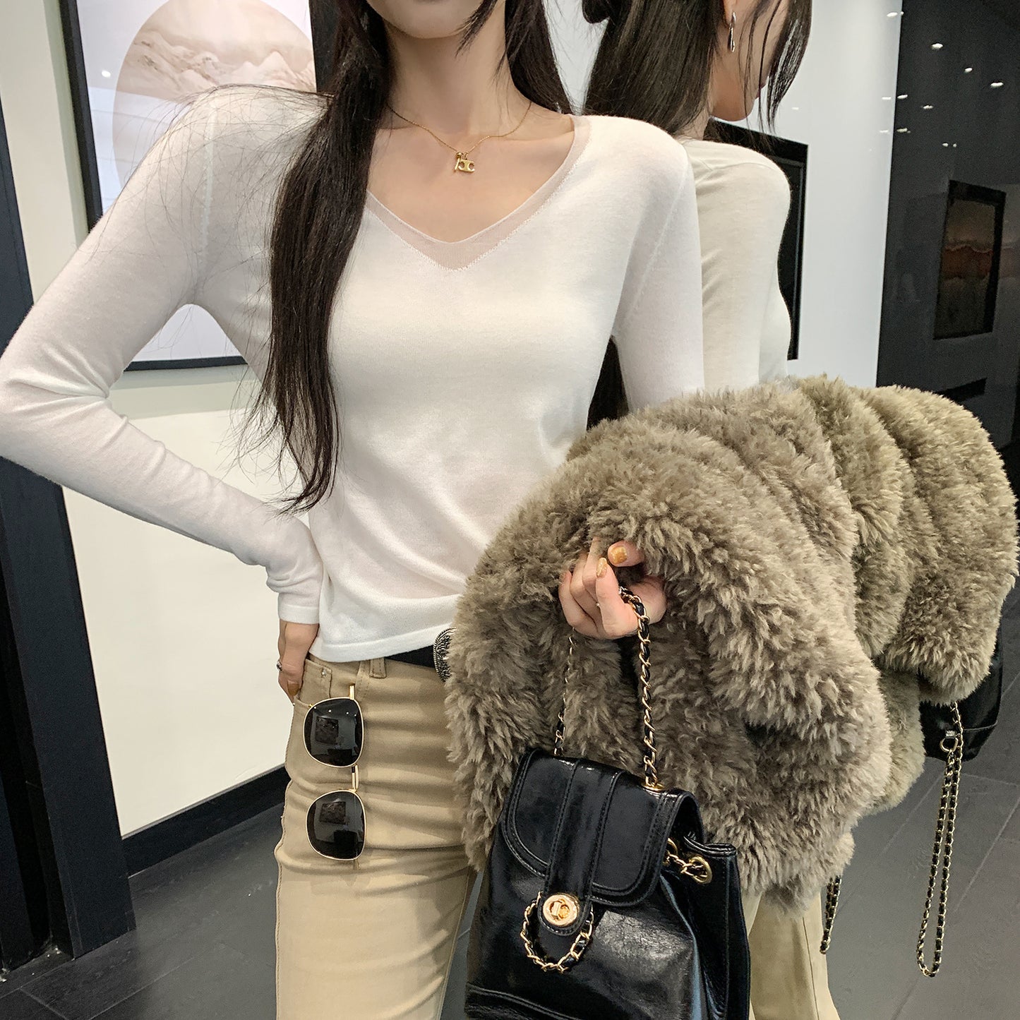 Celestine V-Neck Knit