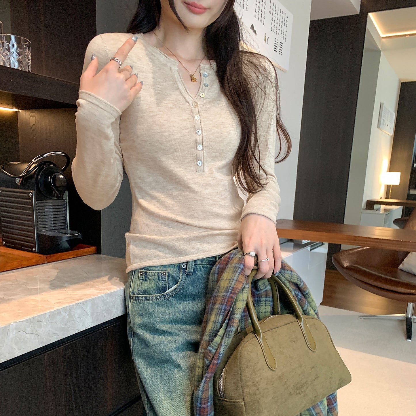 Seraphine Henley Top